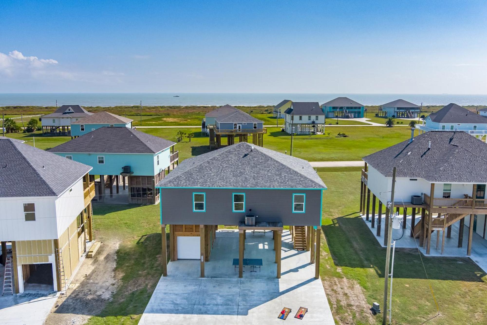 Bolivar Peninsula Stylish 4Br Crystal Beach Retreat Walk To Beach מראה חיצוני תמונה
