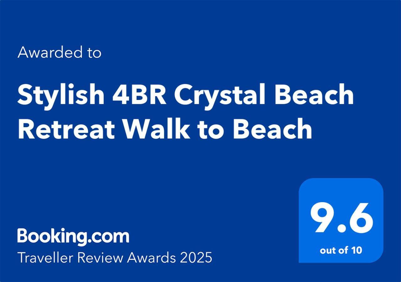 Bolivar Peninsula Stylish 4Br Crystal Beach Retreat Walk To Beach מראה חיצוני תמונה